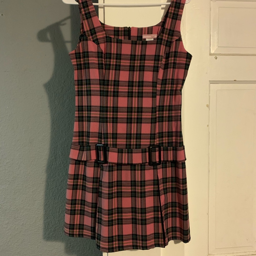 Plaid cosplay dress